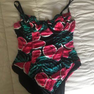 American Apparel Watermelon One Piece Swimsuit (Sm
